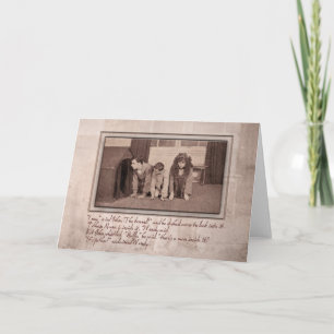 It's Father, Exclaimed Wendy Holiday Card