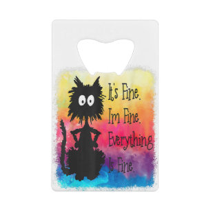 Its Fine Im Fine Everything Is Fine Funny Black Ca