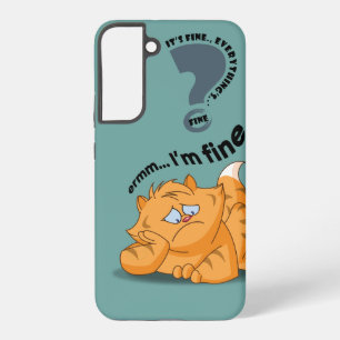 It's fine I'm fine Everything's fine Samsung Galaxy Case