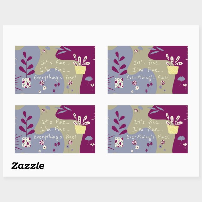 It's Fine... Sticker (Sheet)