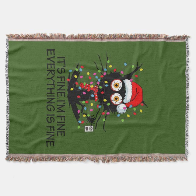 It's Fine! Throw (Front)