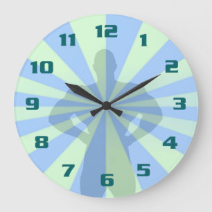 Its Fitness Time Fitness and Gym Large Clock