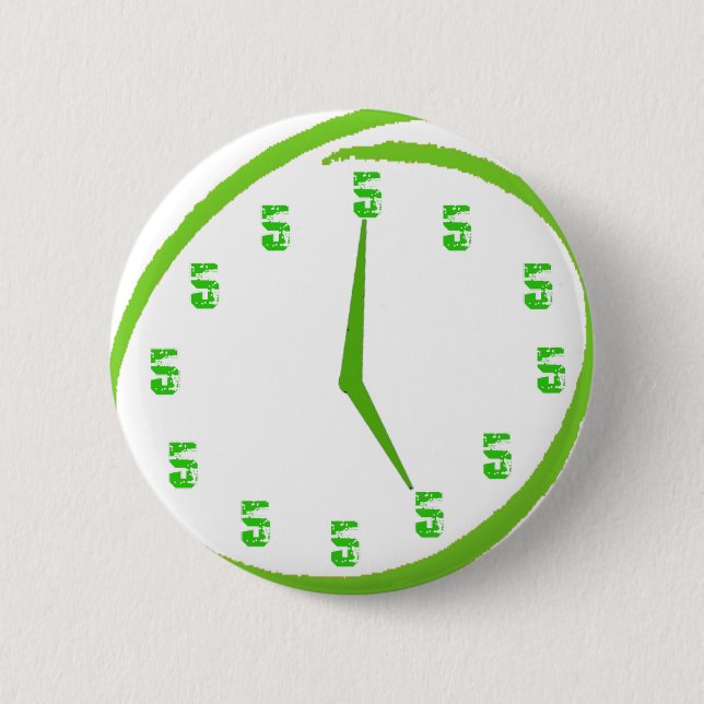 It's Five O'Clock Somewhere 6 Cm Round Badge (Front)