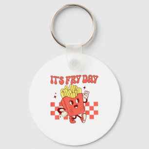 It's Fry Day - Funny French Fries Fast Food Key Ring