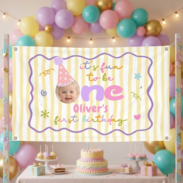 It's Fun to Be One Birthday Banner (Creator Uploaded)