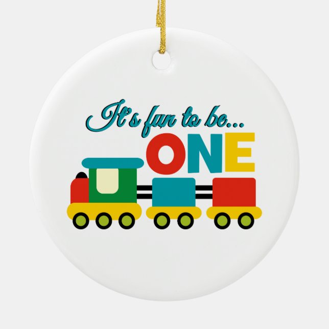 It's Fun to be One Ceramic Tree Decoration (Back)