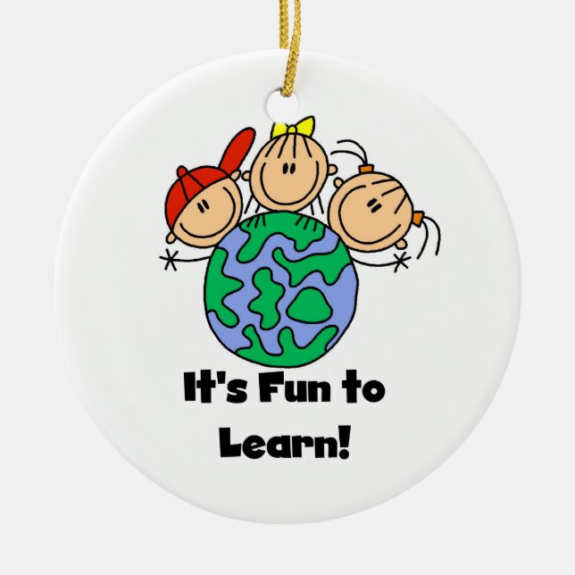 It's Fun to Learn Ceramic Tree Decoration (Front)