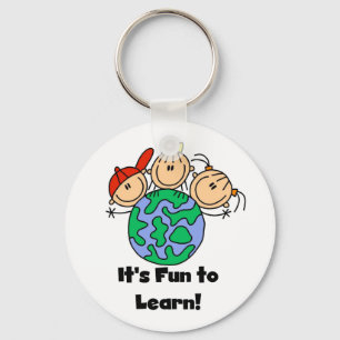 It's Fun to Learn Key Ring