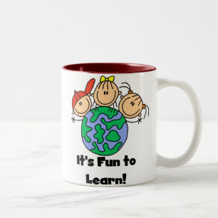 It's Fun to Learn Two-Tone Coffee Mug
