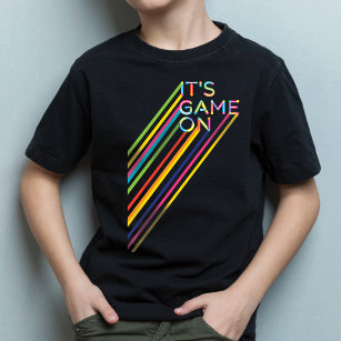 It's Game On Colourful Neon Laser Tag Team Uniform T-Shirt