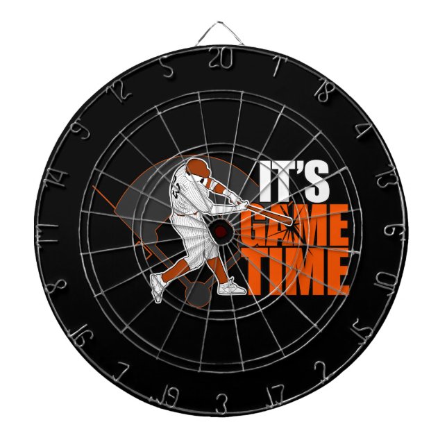 It's Game Time - Baseball  Dartboard (Front)