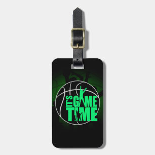 It's Game Time - Green Luggage Tag