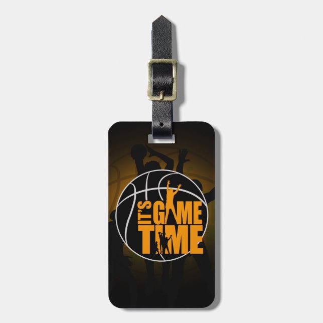 It's Game Time - Yellow   Luggage Tag (Front Vertical)
