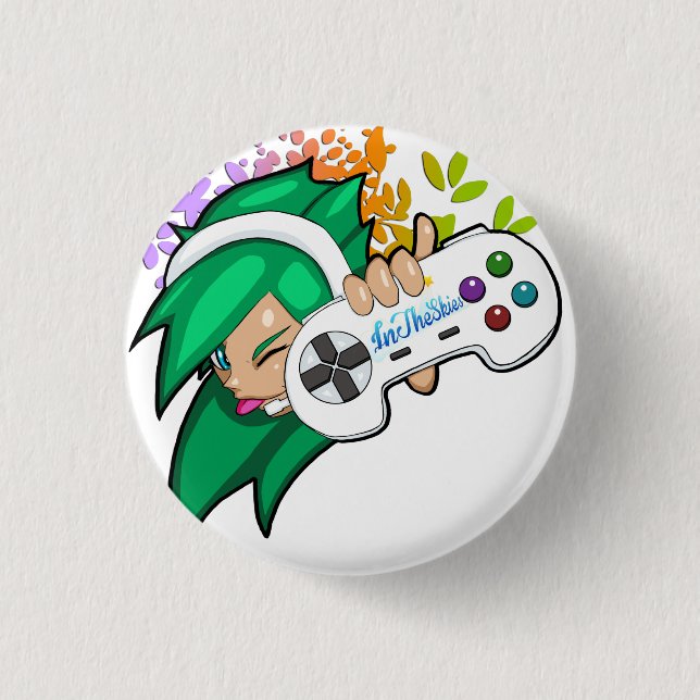 ITS GamerGirl Small Button (Front)