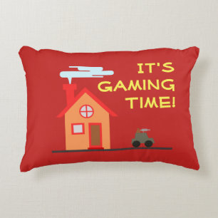 Its gaming time decorative cushion