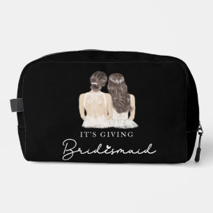 It's giving bridesmaid Toiletry Bags Gift Bride