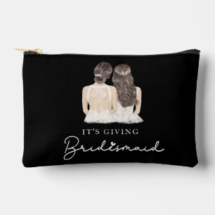 It's giving bridesmaid Toiletry Bags Gift Bride