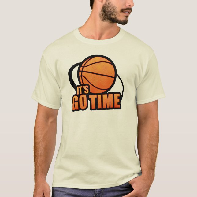 Its Go Time Basketball Shirt (Front)