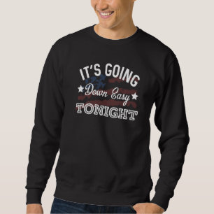 It's Going Down Easy Tonight Country Music Lyrics Sweatshirt