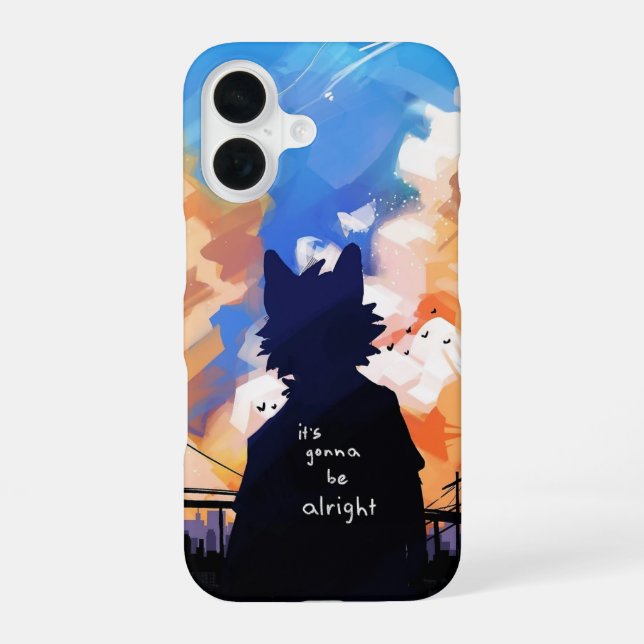 It's going to be alright C iPhone 16 Case (Back)