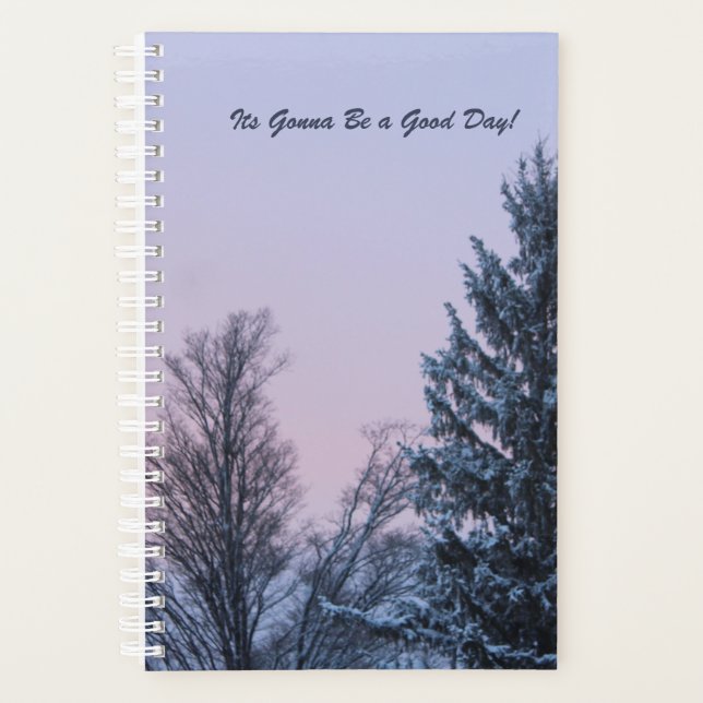 Its Gonna Be a Good Day Winter Landscape Planner (Front)