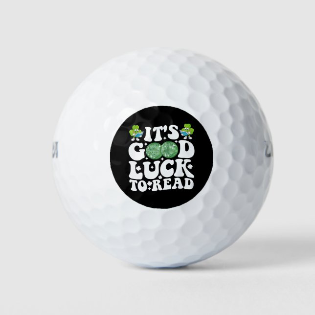It's Good Luck To Read St Patricks Day Disco Ball (Front)
