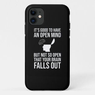 It's Good To Have An Open Mind Funny Sceptic Case-Mate iPhone Case