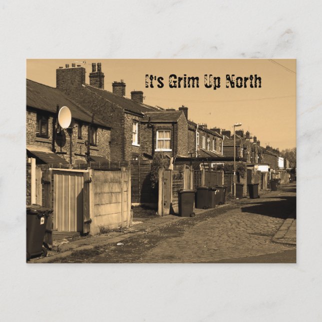 It's Grim Up North Postcard (Front)