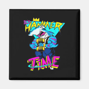 It's Hammer Time Shark Fitness Weightlifting Bodyb Magnet
