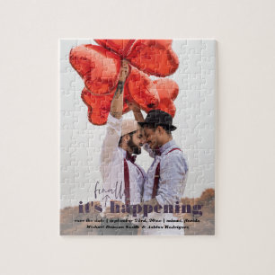 It's Happening   Fun Photo Save the Date Puzzle