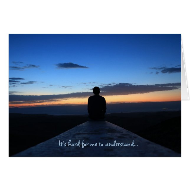 "It's Hard to Understand" Relationship Breakup (Front Horizontal)