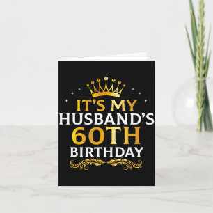 It's Husband's 60 Year Old Illustration Card