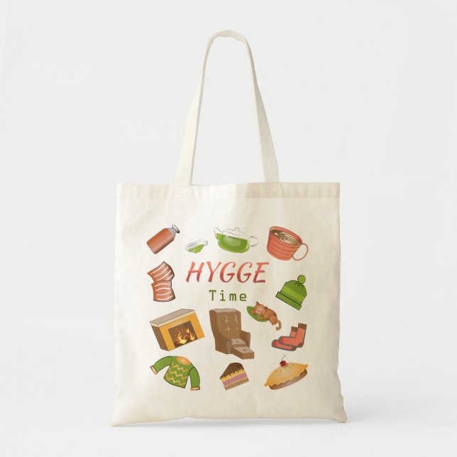 It's Hygge Time! Tote Bag (Front)