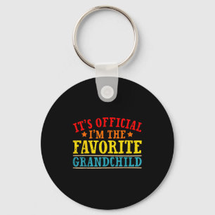 It's I'm The Favorite Granhild Funny Family  Key Ring