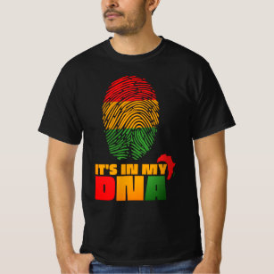 It's in My DNA African Flag Black History Month T-Shirt