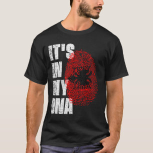IT'S IN MY DNA Albania Flag T-Shirt