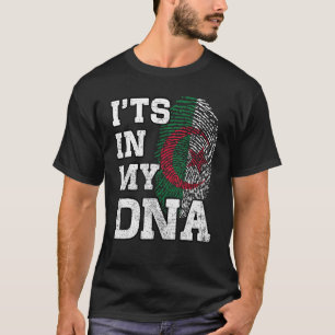 It's In My DNA Algerian Fingerprint Proud Algeria T-Shirt