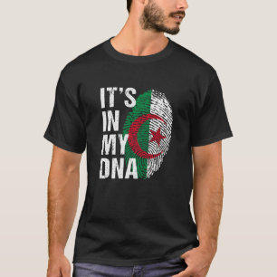 It's in My DNA algerian Pride Algeria Flag men wo T-Shirt