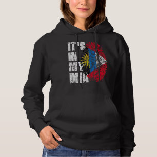 It's In My Dna Antigua And Barbuda Flag Antiguan B Hoodie