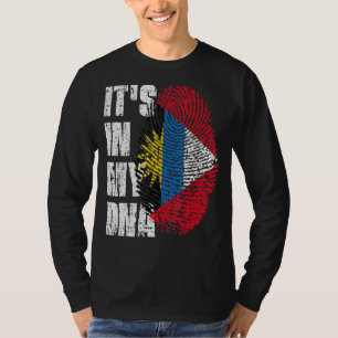 It's In My Dna Antigua And Barbuda Flag Antiguan B T-Shirt