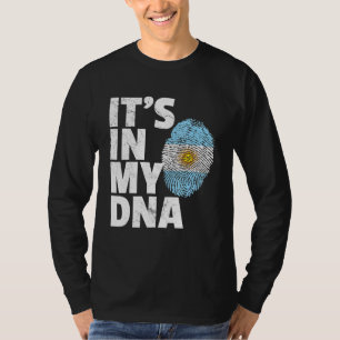 Its In My Dna Argentina Flag Pride National Countr T-Shirt
