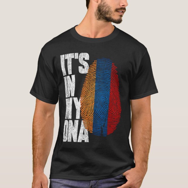 It's In My DNA Armenian Shirt Proud Gift Armenia (Front)