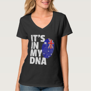 Its In My Dna Australia Flag Pride National Countr T-Shirt