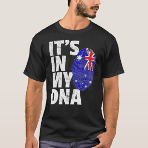Its In My Dna Australia Flag Pride National Countr T-Shirt