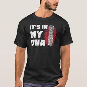 It's In My DNA Austria Flag Fingerprint Men Women T-Shirt