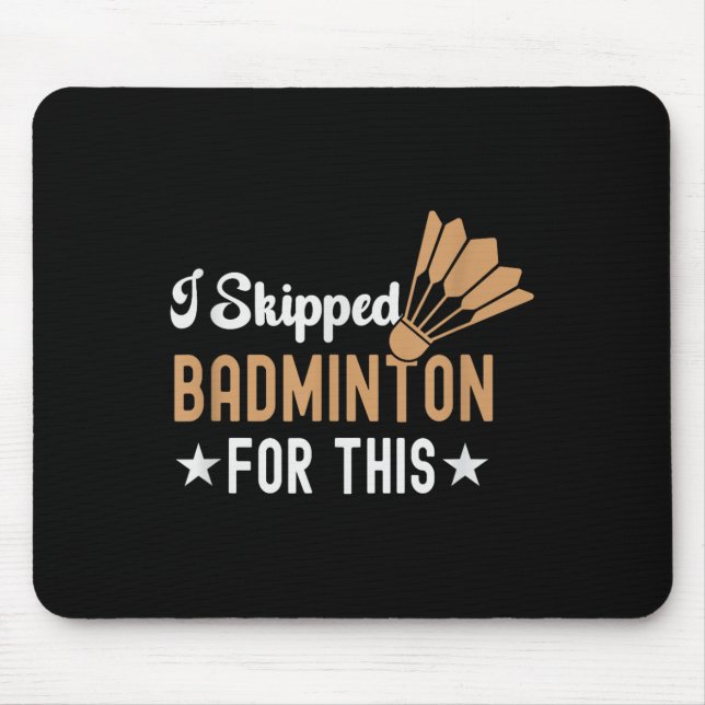 Its In My Dna Badminton Shuttle Racket Badminton P Mouse Pad (Front)