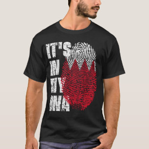 IT'S IN MY DNA Bahrain Flag Boy Girl Gift T-Shirt