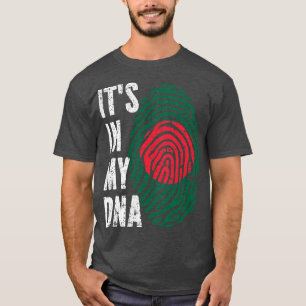 ITS IN MY DNA Bangladesh Flag Men Women Kids T-Shirt