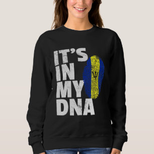 Its In My Dna Barbados Flag Pride National Country Sweatshirt