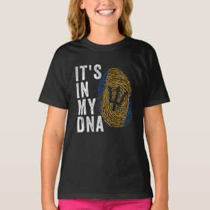 It's In My DNA - Barbados Flag T-Shirt